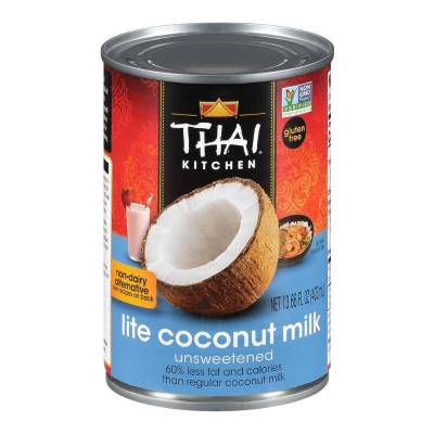 Lite Coconut Milk Thai Kitchen Gluten Free Unsweetened Lite Coconut Milk, 13.66 fl oz