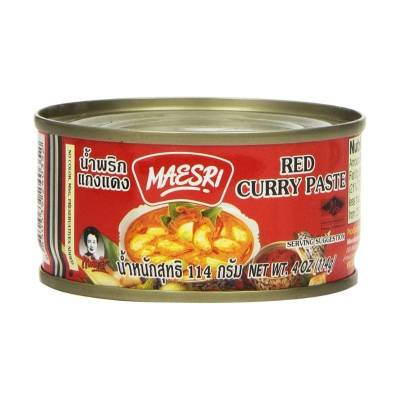 Red Curry Paste Maesri Thai Red Curry Paste - 4 oz (Pack of 4)