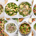 The 50 Best Salad Recipes (Plus Dressing Ideas!) Salad recipes including spinach salad, Caesar salad, lentil salad, chickpea salad, and more.