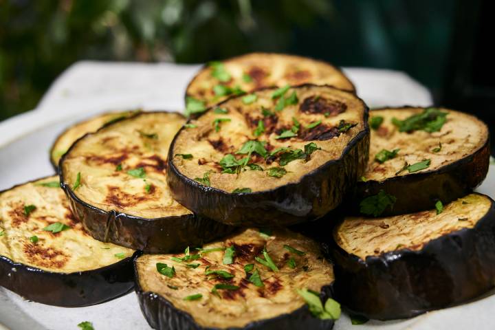 Garlic Grilled Eggplant